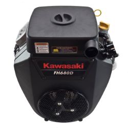 Kawasaki FH680D-S08S 680cc 1-1/8" x 3-15/16" 23hp Engine without Muffler 