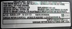 Kawasaki FR600V-S00S 600cc 1" x 3-5/32" 18hp Residential Engine without Muffler - KAW FR600V-FS00S