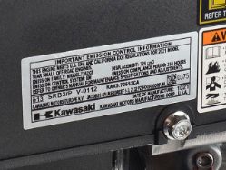 Kawasaki FR730V-S16S 730cc 1-1/8" x 4-9/32" 24HP Shaft Engine without Muffler - KAW FR730V-GS16S