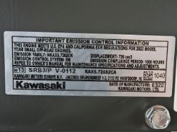 Kawasaki FX730V-S09S 730cc 1-1/8" x 3-15/16" 23.5hp Replacement Engine w/ Canister Air Filter - KAW FX730V-HS09S