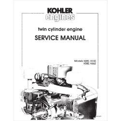 Kohler ENS-607 K582 Twin Cylinder Service Manual 