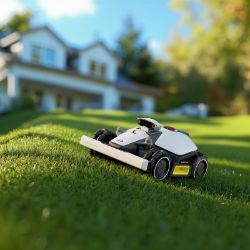 Mammotion LUBA Mini 1500H AWD. Robot Lawn Mower w/ Removable Battery, 0.45 Acre Mowing Capacity, 2.2-4.0" Adjustable Cutting Height, & 80% Slope - MAM 1500H