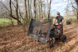 MEGA Attachments 100424 Leaf Plow Attachment for Toro Grandstand 
