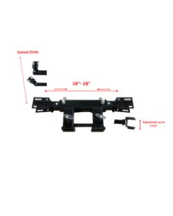 MEGA Attachments 10400/19-26 Adjustable Receiver Mount (19"-26") 