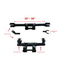 MEGA Attachments 104002 Adjustable Receiver Mount (26"-36") 