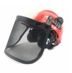 Maruyama 420282 Forestry Helmet w/ Visor & Hearing Protection 
