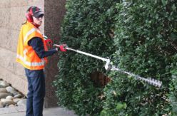 Maruyama EH230DSL 24" Extended-Reach Double-Sided Gas Hedge Trimmer w/ 22.5cc 2-Cycle Engine - MARU EH230DSL