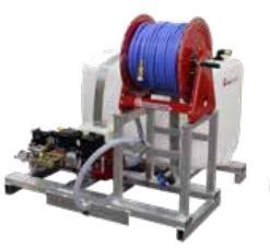 Maruyama MSD51-100 100-Gallon Skid Sprayer w/ Honda GX200 Engine & Manual Hose Reel 