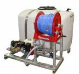 Maruyama MSD51-200 200-Gallon Skid Sprayer w/ Honda GX200 Engine & Manual Hose Reel 