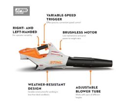 STIHL BGA 86 SET 459 CFM Battery-Powered Handheld Leaf Blower Kit w/ AP 300 S Battery and AL 301 Charger - STI BGA 86 SET