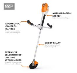 STIHL FSA 400 K Battery-Powered Bike Handle Brush Cutter (Bare Tool) 