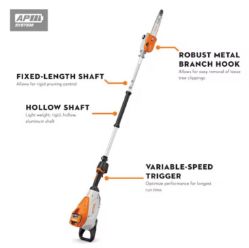 STIHL HTA 160 10 10" Battery Powered Pole Pruner - STI HTA 160 10