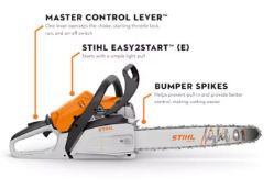 STIHL MS 172 C-E 16 Gas Powered Chainsaw w/ 16" Bar & Chain - STI MS 172 C-E 16