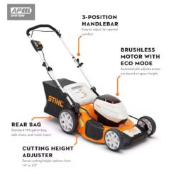 STIHL RMA 510 K P Self Propelled Mower w/ (2) AP 300 S Batteries & AL 301 Charger 