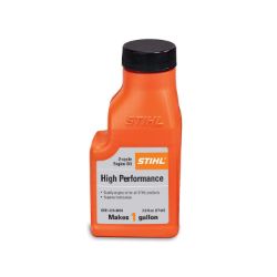 STIHL 0781 319 8008 X48 Case of 48 Bottles of 2.6 oz. High Performance Two-Cycle Engine Oil - 1 Gallon Mix 