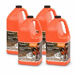 STIHL 7010 871 0240 X4 Case of 4 Gallons of Woodcutter Chainsaw Bar & Chain Oil 