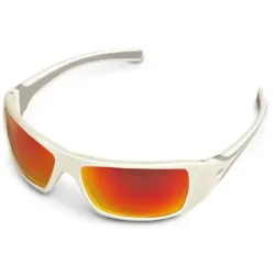 STIHL 7010 884 0367 White Ice Glasses - Orange Mirror 
