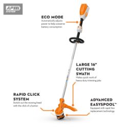 STIHL FSA 110 R 40V Battery Powered Grass Trimmer Tool Only - STI FSA 110 R