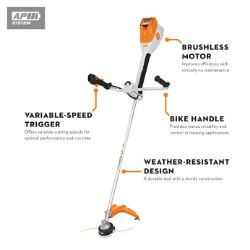 STIHL FSA 200 Battery-Powered Bike Handle String Trimmer (Bare Tool) - STI FSA 200