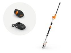 STIHL HLA 40 12V Extended Reach Hedge Trimmer Kit w/ AS 2 Battery & ALS 31 Charger 