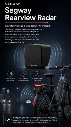 Segway E-Bike Rearview Radar - SEG REAR-VIEW-RADAR