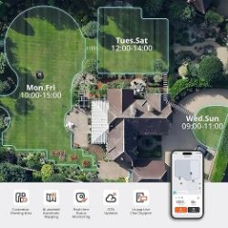 Navimow i110 i-Series Robotic Mower Cuts up to 1/4 Acre - SEG I110N