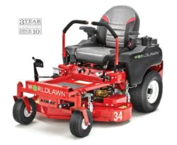 Worldlawn WYZ34K20 34" Deck EZT FS600V Kawasaki Strike Series Zero Turn Lawn Mower 