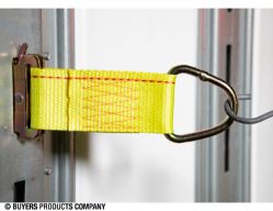 Buyers Products 01080 2" x 6" Rope Ring Tie Down Strap with E-Track Fitting - BUY 01080
