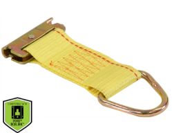 Buyers Products 01080 2" x 6" Rope Ring Tie Down Strap with E-Track Fitting - BUY 01080