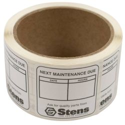 Stens 051-141 2" W X 2" L Maintenance Reminder Labels 