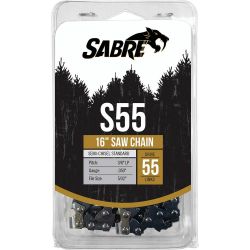 Stens 094-3556C 55 DL 3/8" LP Pitch .050" Gauge Semi-Chisel Standard Chain Loop Clamshell 