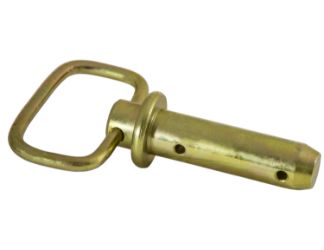 Buyers Products 1302245 1" Diameter Rear Angling Cylinder Bolt (Hitch Pin with Hairpin Cotter) 