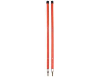 Buyers Products 1308103 3/4" x 24" Fluorescent Orange Marker Kit - Stud Mount 