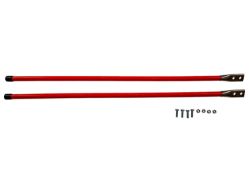 Buyers Products 1308115 3/4" x 48" Fluorescent Orange Marker Kit - Bolt-On Base - BUY 1308115