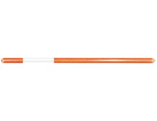 Buyers Products 1308600 48" Orange Fiberglass Driveway Marker with Reflective Tape 