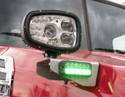 Buyers Products PLB12SS Extended Stainless Steel Truck Hood Light Brackets with Hardware - BUY PLB12SS