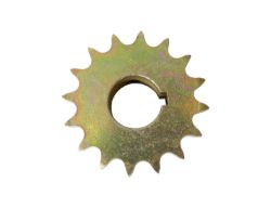 Buyers Products 1410702 1" 16 Tooth Yellow Zinc Gearbox with Set Screw for #40 Chain 