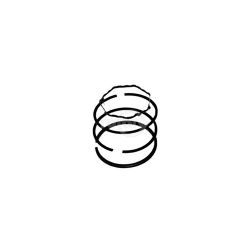 Rotary 1453 Piston Ring Set (Standard) 