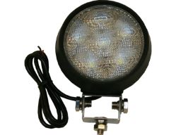 Buyers Products 1492112 5" 6 LED Clear Round Flood Light with Rubber Housing - BUY 1492112