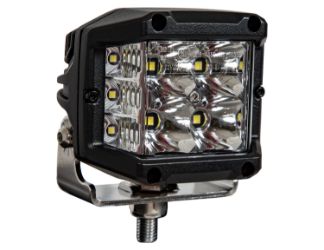Buyers Products 1492197 Ultra Bright 4" Wide Angle 10 LED Clear Spot/Flood Light 