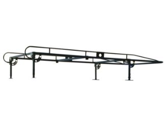 Buyers Products 1501260 Heavy Duty Black Steel Pickup Ladder Rack - (14.5" x 66" x 21-30") 