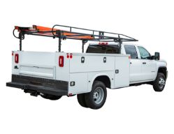 Buyers Products 1501250 Heavy Duty Black Steel Pickup Ladder Rack - (13.5" x 66" x 21-30") - BUY 1501250