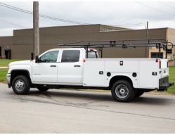Buyers Products 1501260 Heavy Duty Black Steel Pickup Ladder Rack - (14.5" x 66" x 21-30") - BUY 1501260