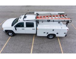 Buyers Products 1501260 Heavy Duty Black Steel Pickup Ladder Rack - (14.5" x 66" x 21-30") - BUY 1501260