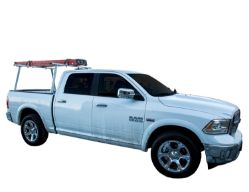 Buyers Products 1501680 Black Powder Coated Aluminum Truck Ladder Rack - (6.5' x 76" x 28") - BUY 1501680