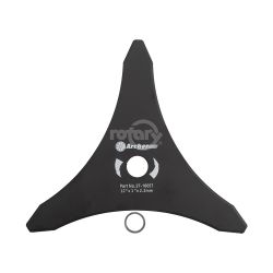 Rotary 16057 12" x 1" 3 Tooth Brush Blade 