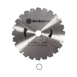 Rotary 16060 9" x 1" 24 Tooth Brush Blade 