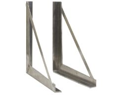 Buyers Products 1701040 24" x 24" Aluminum Mounting Brackets - BUY 1701040