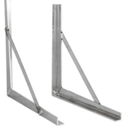 Buyers Products 1701040 24" x 24" Aluminum Mounting Brackets 
