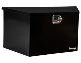 Buyers Products 1701280 14.5" X 34/22.5" X 15" Black Steel Trailer Tongue Box 